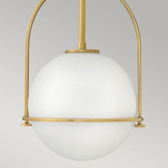 Somerset 1 Light Medium Pendant  Heritage Brass