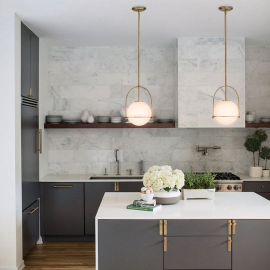 Somerset 1 Light Medium Pendant  Heritage Brass