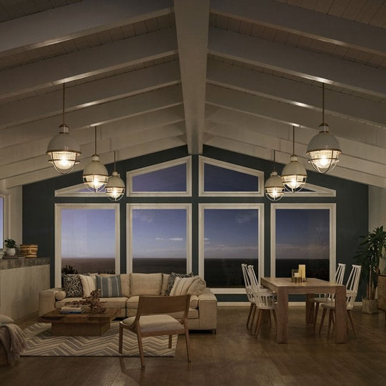 Tollis 1 Light Pendant  Natural Brass & White