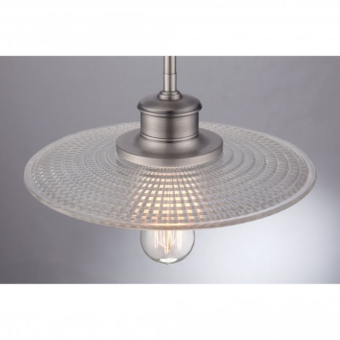 Admiral 1 Light Mini Pendant Antique Nickel
