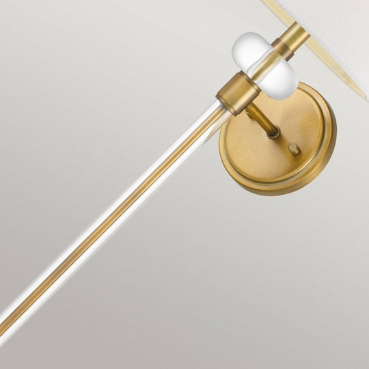 Barbour 1 Light Wall Light Weathered Brass