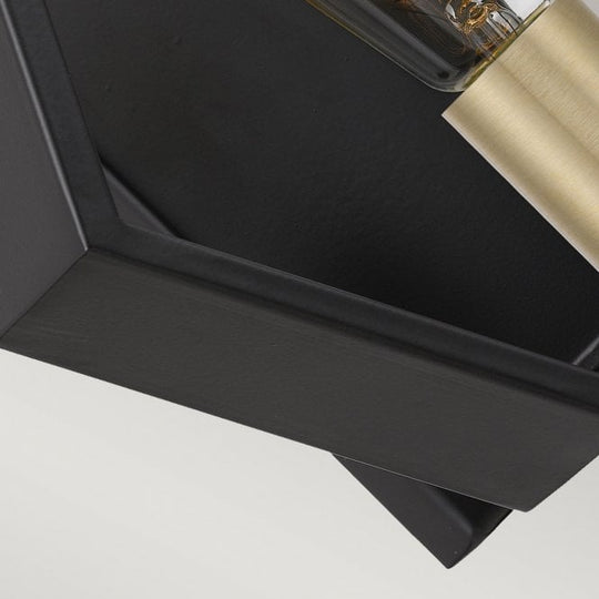 Bismarck 1 Light Wall Light Earth Black