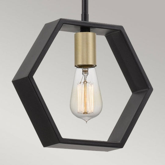 Bismarck 1 Light Mini Pendant Earth Black