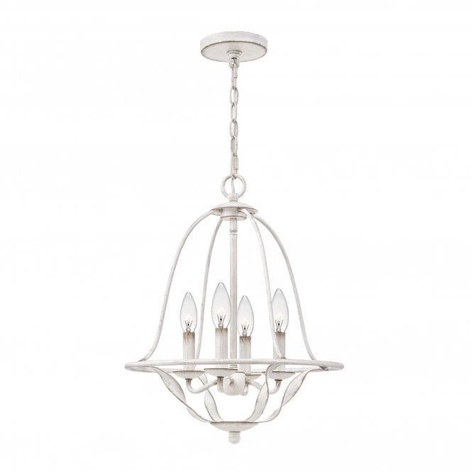 Bradbury 4 Light Pendant Antique White
