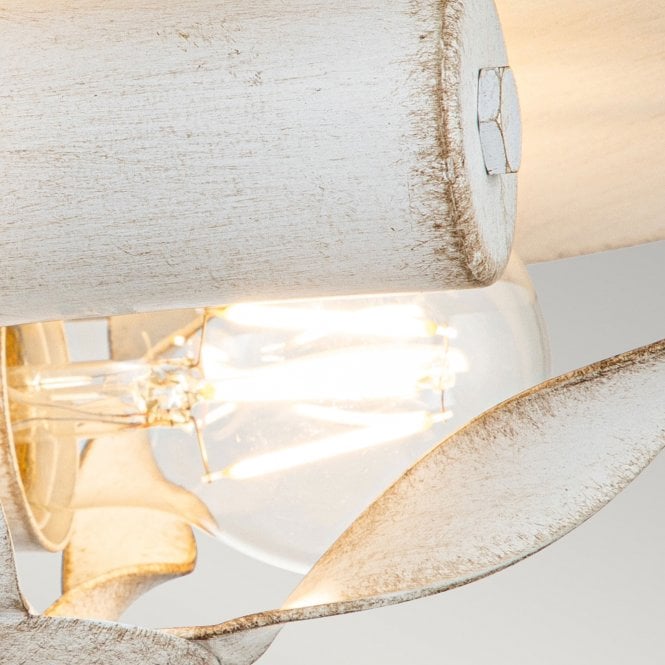 Bradbury 2 Light Flush Mount Antique White