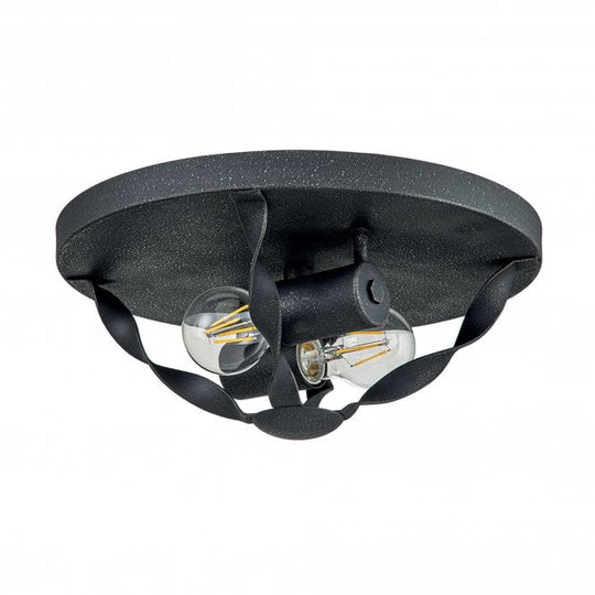 Bradbury 2 Light Flush Mount Grey Ash