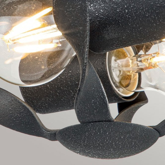 Bradbury 2 Light Flush Mount Grey Ash