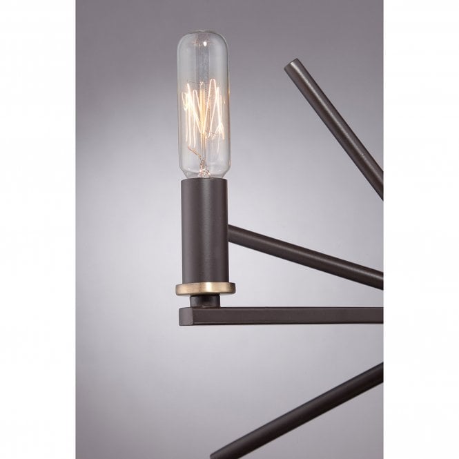 Carnegie 3 Light Chandelier Western Bronze