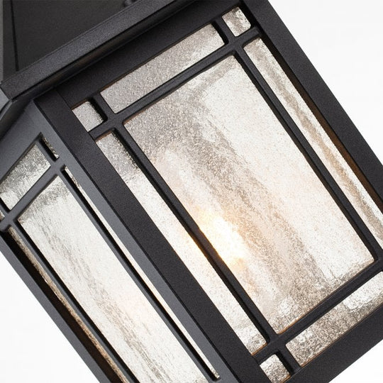 Cedar Point 1 Light Chain Lantern Black