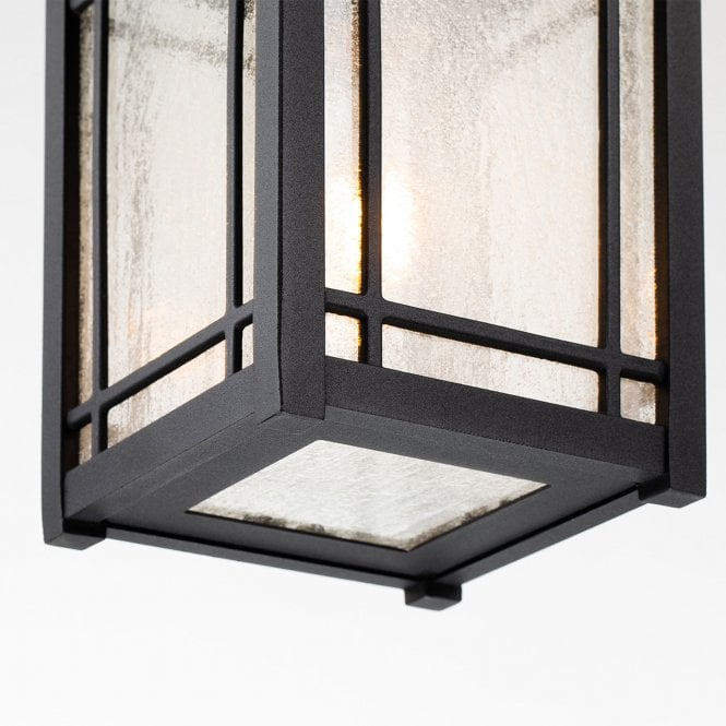 Cedar Point 1 Light Chain Lantern Black