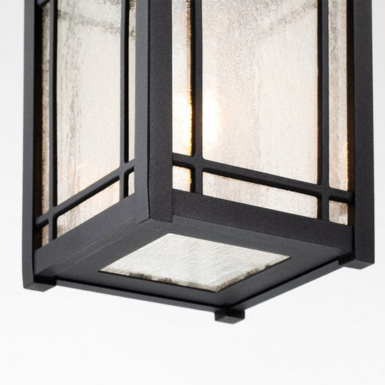 Cedar Point 1 Light Chain Lantern Black