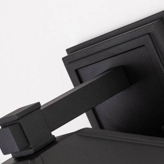 Cedar Point 1 Light Wall Lantern - Large Black