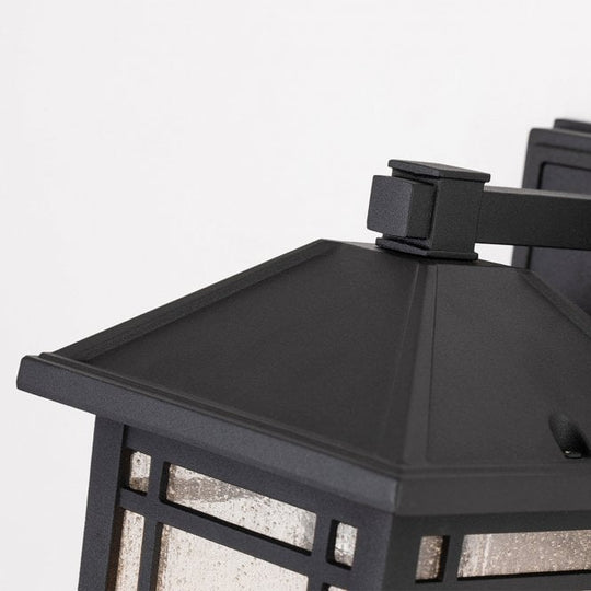 Cedar Point 1 Light Wall Lantern - Small Black