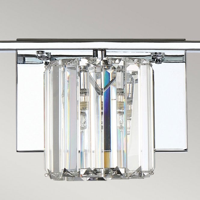 Divine 3 Light Wall Light Polished Chrome Polished Chrome