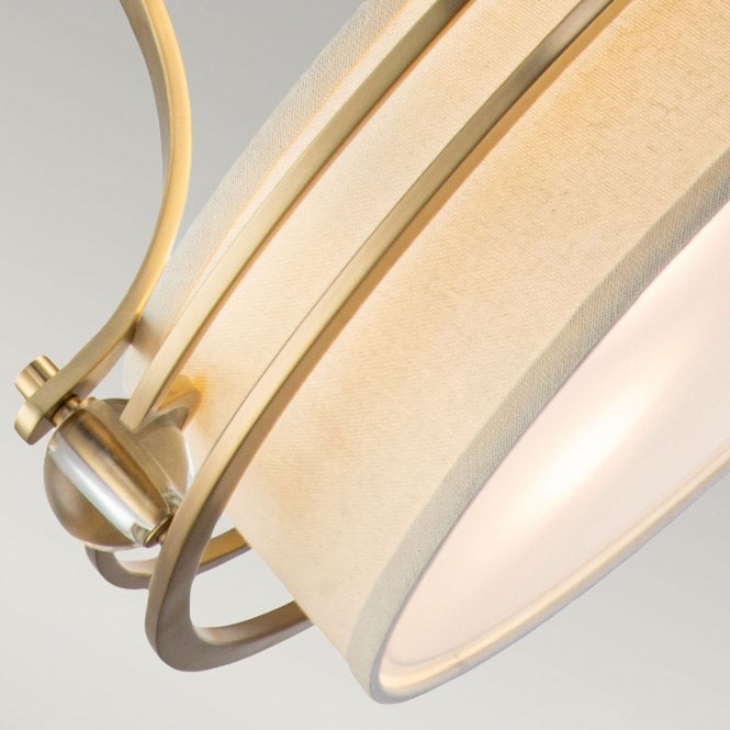 Uptown Gotham 4 Light Pendant Brushed Brass Brushed Brass