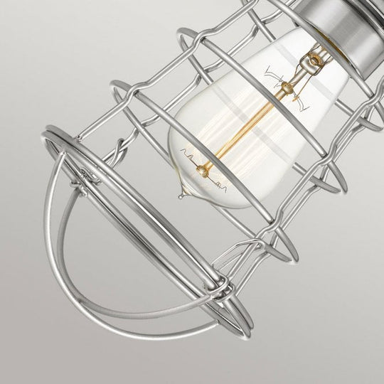 Mixon 1 Light Semi-flush Mount Brushed Nickel Brushed Nickel