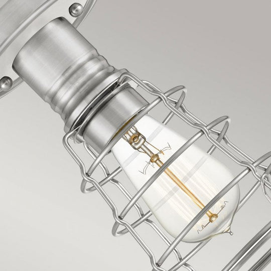 Mixon 1 Light Semi-flush Mount Brushed Nickel Brushed Nickel