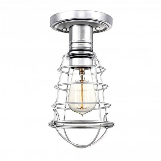 Mixon 1 Light Semi-flush Mount Polished Chrome Polished Chrome