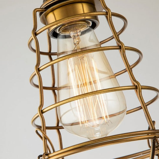 Mixon 1 Light Semi-flush Mount Weathered Brass Weathered Brass