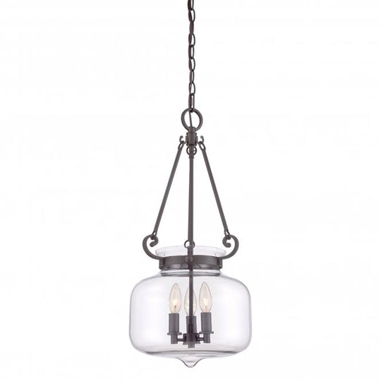 Stewart 3 Light Pendant in Western Bronze