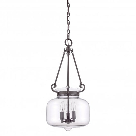 Stewart 3 Light Pendant in Western Bronze