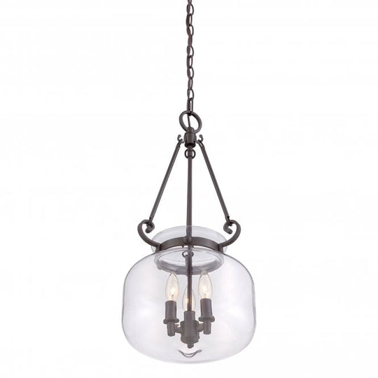 Stewart 3 Light Pendant in Western Bronze