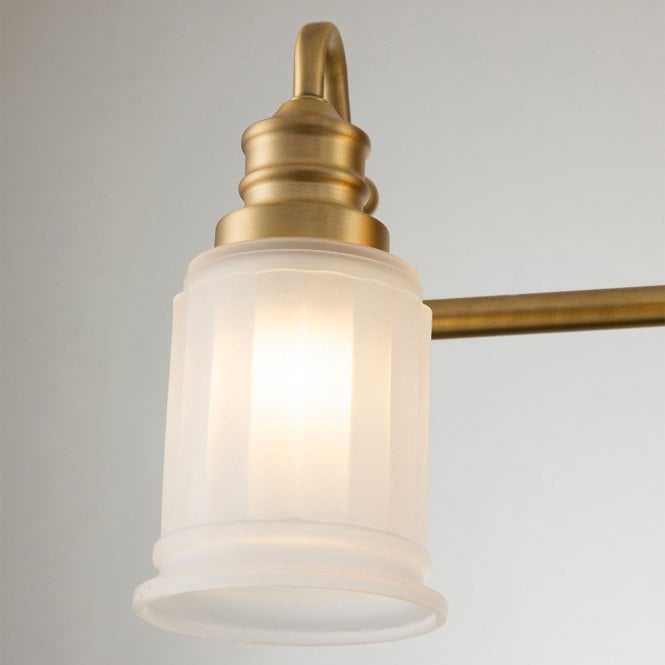 Swell 4 Light Wall Light Brushed Brass
