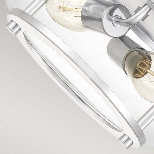 Trilogy 2 Light Flush Mount Polished Chrome