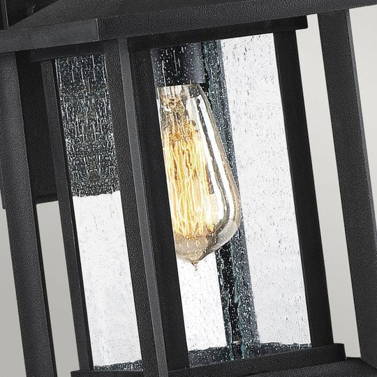 Wakefield 1 Wall Lantern - Small Earth Black