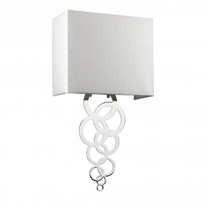 Rosa Medium 1 Light Wall Light - Polished Chrome