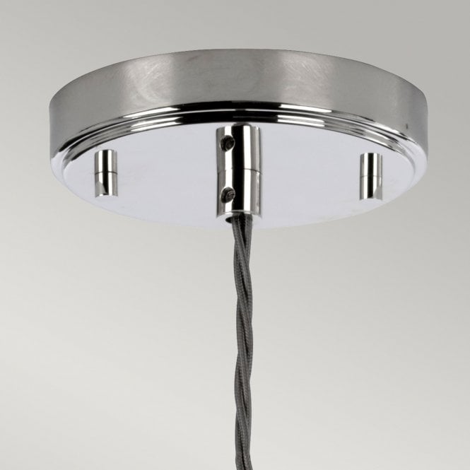 Sola 1 Light Pendant Polished Chrome / Nickel