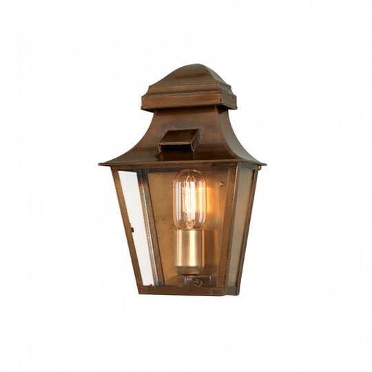 St Pauls 1 Light Brass Wall Lantern Antique Brass
