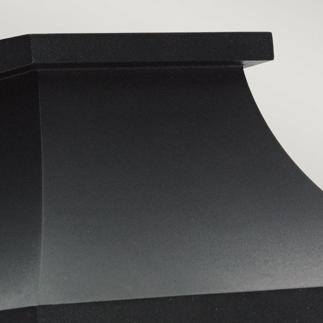 Turin 1 Light Half Wall Lantern      Black