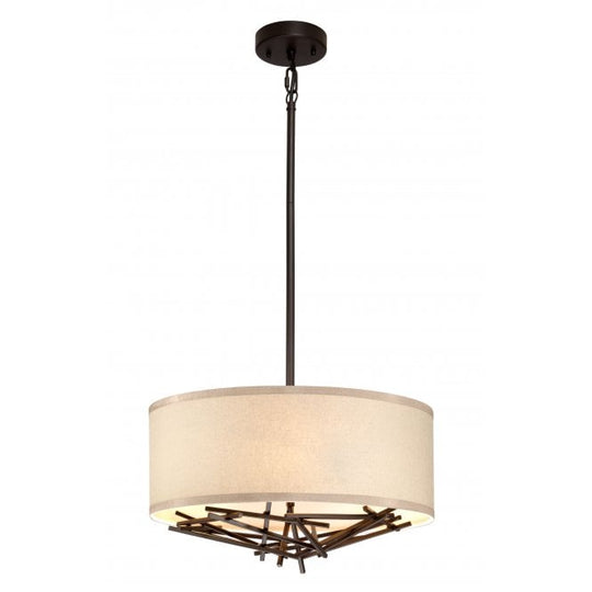 Taiko 3 Light Pendant Olde Bronze