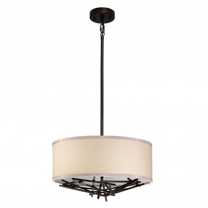 Taiko 3 Light Pendant Olde Bronze