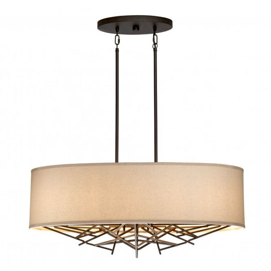 Taiko 5 Light Island Pendant Olde Bronze