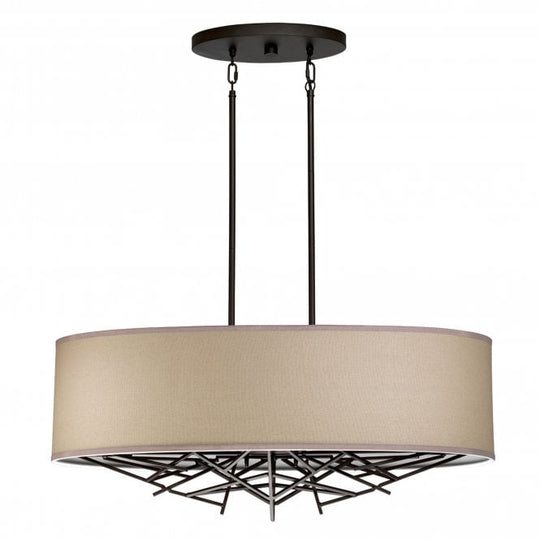 Taiko 5 Light Island Pendant Olde Bronze