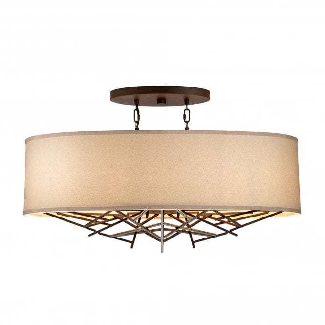 Taiko 5 Light Island Pendant Olde Bronze