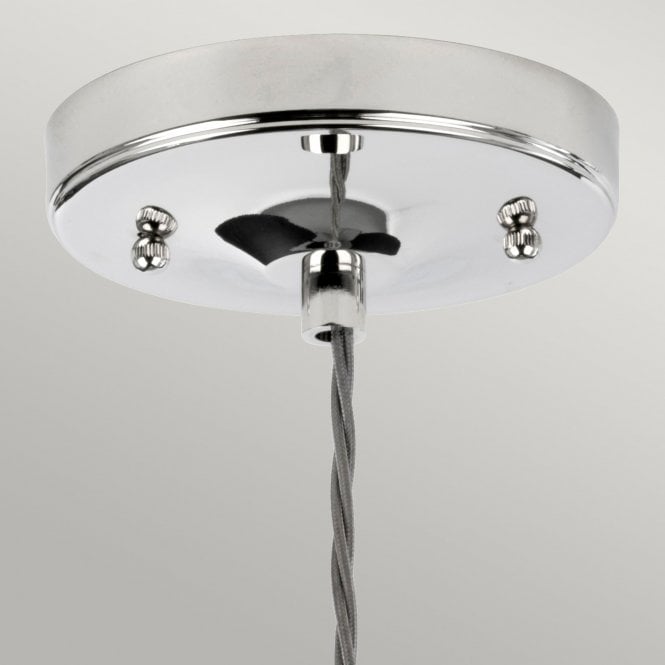 Tiber 1 Light Pendant Polished Chrome / Nickel