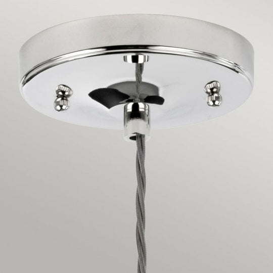 Tiber 1 Light Pendant Polished Chrome / Nickel