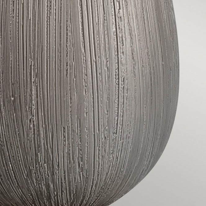 Harrow Table Lamp Silver with Hepplewhite (light grey) Shade