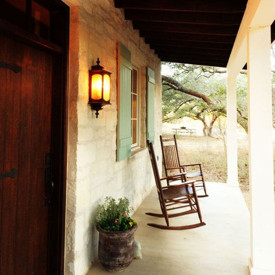 Market Square Large 3 Light Wall Light IP44 Oil Rubbed Bronze