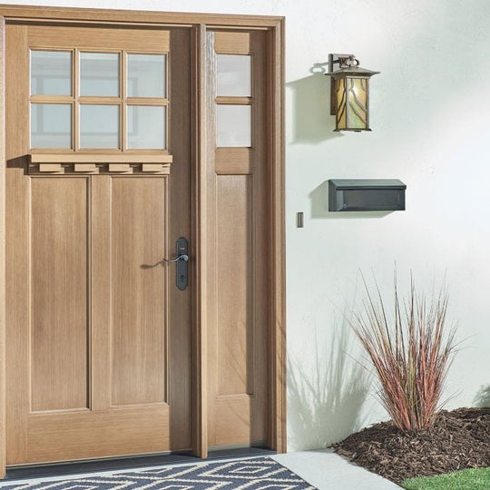 Morris 1 Light Large Lantern IP44 Distressed Copper