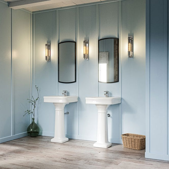 Wellington Single IP44 Barthroom Light Wall Polished Chrome